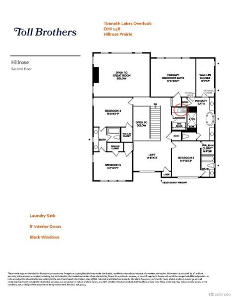 2D floor plan layout of this home in , Timnath, CO (Image 4).