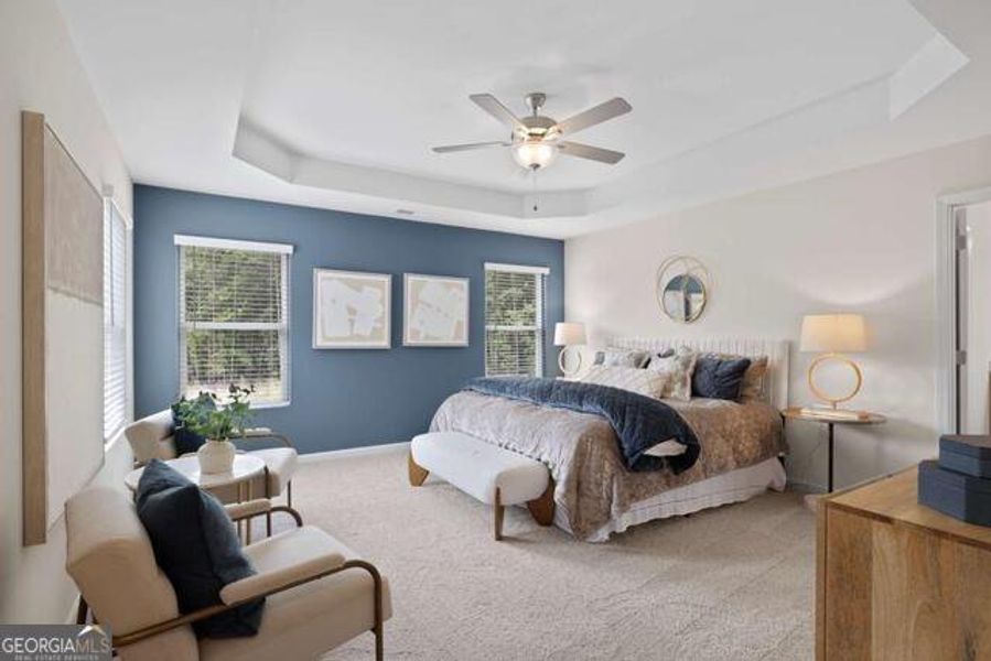 Furnished interior view inside a new home in Walden Park - The Retreat, Jonesboro (Image 3).