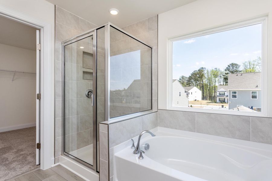Furnished interior view inside a new home in Daniel Farms, Benson (Image 12).