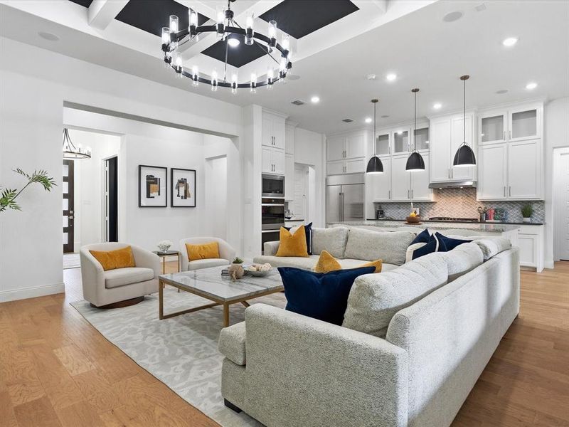 Furnished interior view inside a new home in , Celina (Image 25).