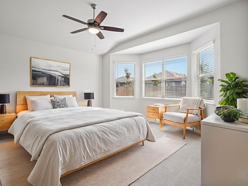 Furnished interior view inside a new home in Scenic Crest - Premier Series, Boerne (Image 4).