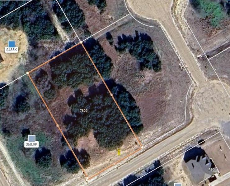 Map of property location featuring property parcel outlined Map of property location featuring property parcel outlined