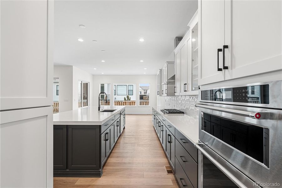 Furnished interior view inside a new home in Reflection at Solstice, Littleton (Image 24).