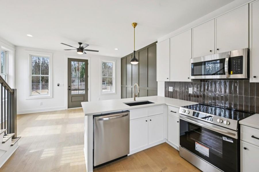 Furnished interior view inside a new home in , Atlanta (Image 13). Furnished interior view inside a new home in , Atlanta (Image 13).