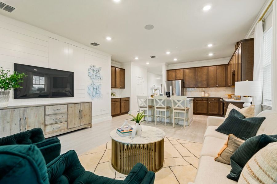 Representative furnished interior of a home built from the Jensen by Holiday Builders in Spirit Of Sebastian, Sebastian (Image 8). Representative furnished interior of a home built from the Jensen by Holiday Builders in Spirit Of Sebastian, Sebastian (Image 8).