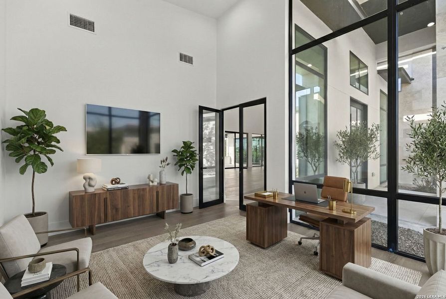 Furnished interior view inside a new home in , Boerne (Image 19).