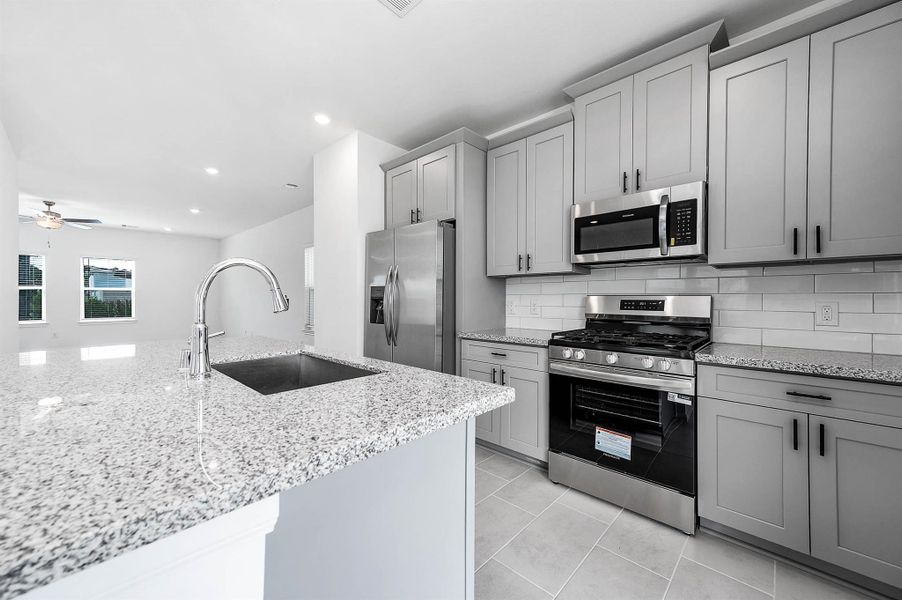Additional view of the kitchen. Additional view of the kitchen.
