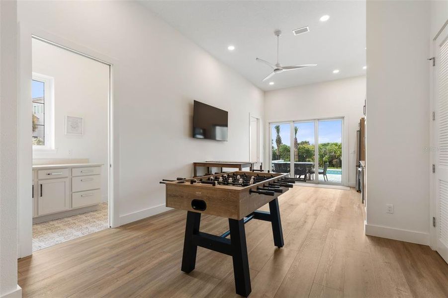Furnished interior view inside a new home in , Palm Coast (Image 62).