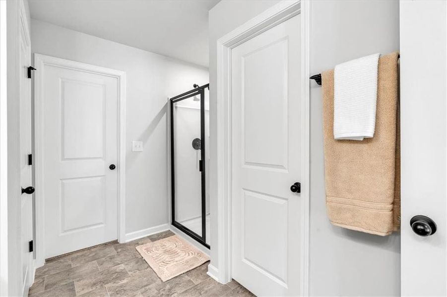 Furnished interior in a model home at Sweetlake Grove in Mableton (Image 40). Furnished interior in a model home at Sweetlake Grove in Mableton (Image 40).