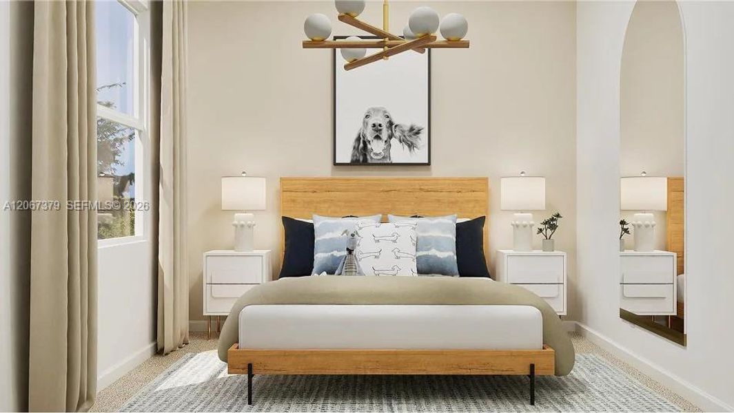 Furnished interior view inside a new home in Coral Landings, Miami (Image 5).