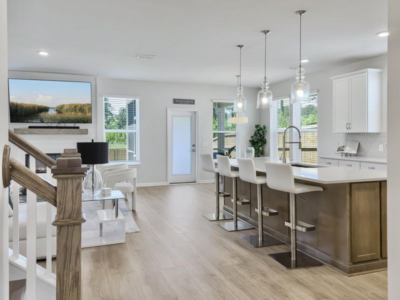 Furnished interior view inside a new home in The Groves of Berkeley, Moncks Corner (Image 38).