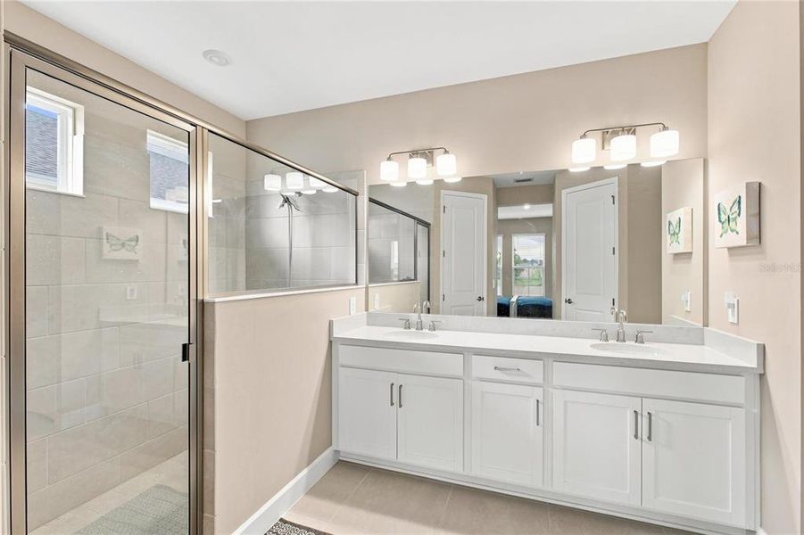 Furnished interior view inside a new home in The Cove at West Port, Port Charlotte (Image 37). Furnished interior view inside a new home in The Cove at West Port, Port Charlotte (Image 37).