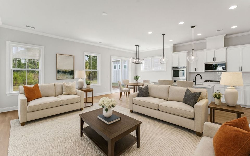 Representative furnished interior of a home built from the Preston by Brookfield Residential in Single Family Homes at Nexton, Summerville (Image 8).