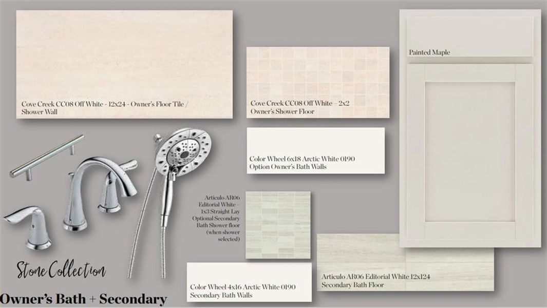 Sample of building materials used in homes in Waterhaven, Cumming (Image 46).