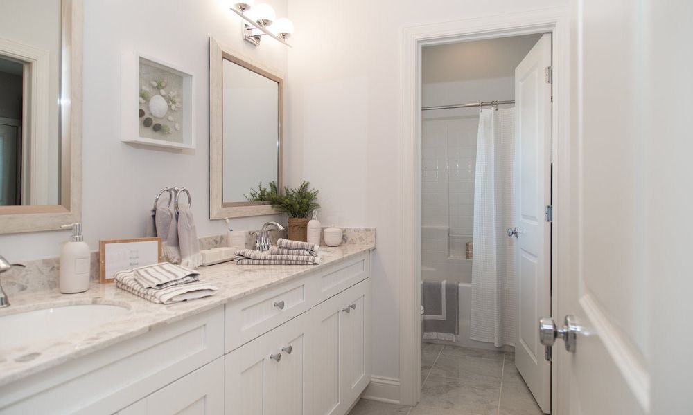 Representative furnished interior of a home built from the Newport II by Classica Homes in McLean - Hunts Point, Belmont (Image 36).