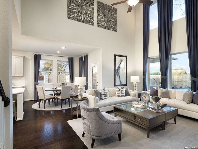 Furnished interior view inside a new home in Carmel Ranch, Schertz (Image 10). Furnished interior view inside a new home in Carmel Ranch, Schertz (Image 10).