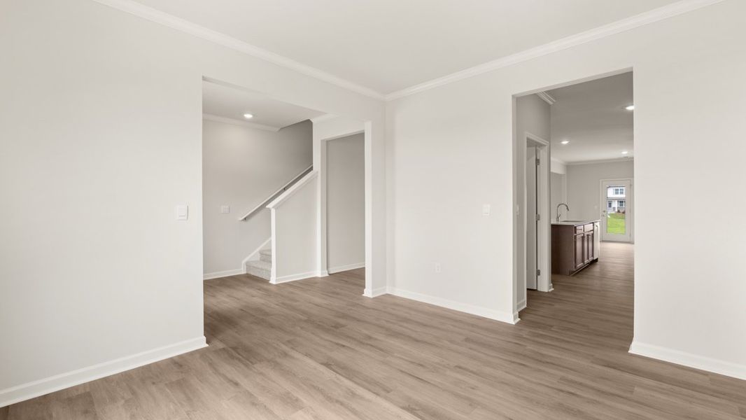 Representative unfurnished interior of a home built from the Halton by D.R. Horton in Liberty Crossing, Braselton (Image 15).