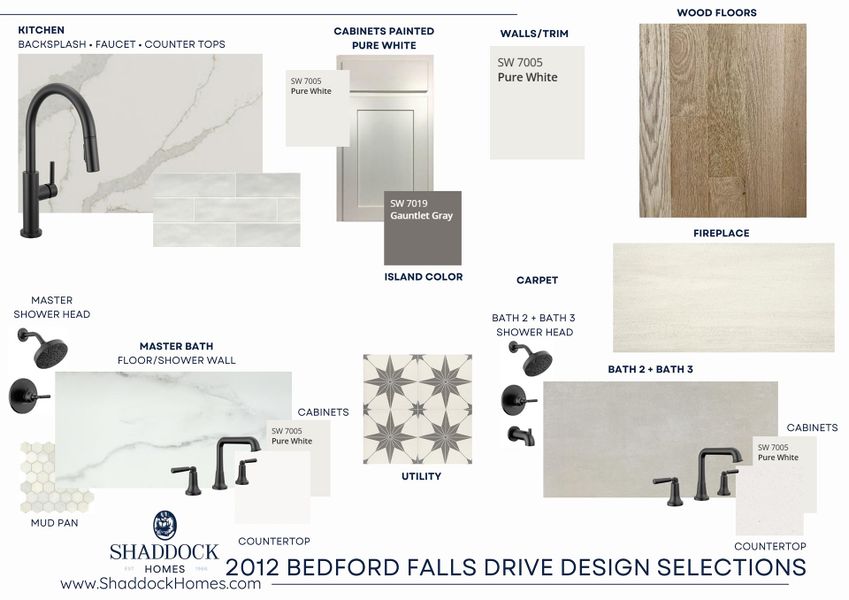 Sample of building materials used in homes in Custer Ridge Estates, Allen (Image 3).