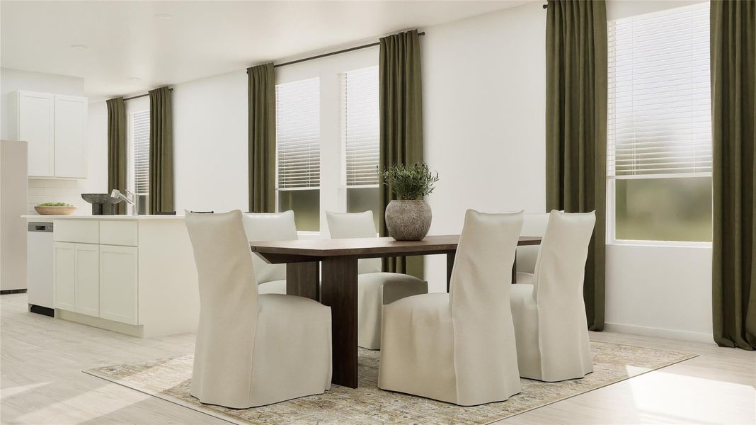 Furnished interior view inside a new home in Elm Creek, Elgin (Image 9).