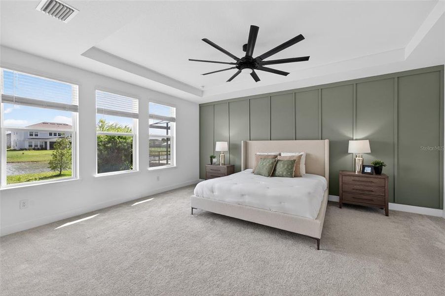 Furnished interior view inside a new home in River Landing, Wesley Chapel (Image 15). Furnished interior view inside a new home in River Landing, Wesley Chapel (Image 15).