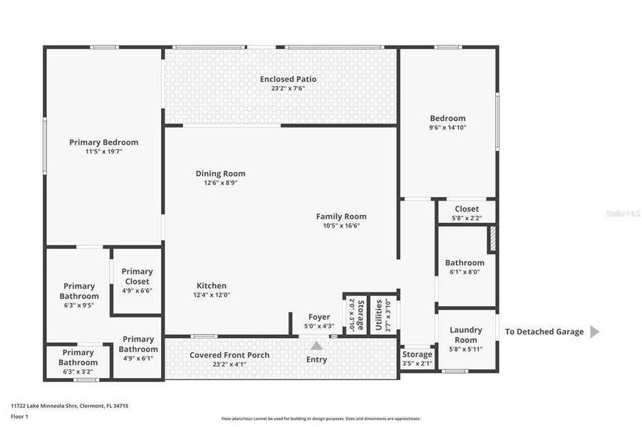 2D floor plan layout of this home in , Minneola, FL (Image 5).
