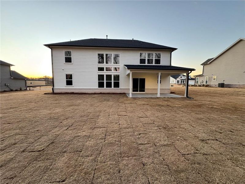 Exterior details and patio area of a home in Ellorie Estates, Dawsonville (Image 16).