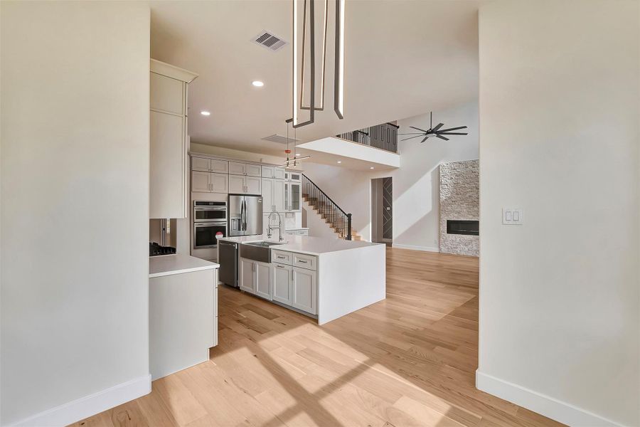 Furnished interior view inside a new home in , Houston (Image 17). Furnished interior view inside a new home in , Houston (Image 17).