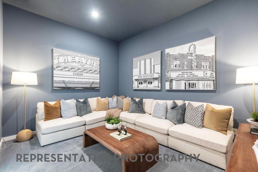 Furnished interior view inside a new home in Parkside On The River, Georgetown (Image 40). Furnished interior view inside a new home in Parkside On The River, Georgetown (Image 40).