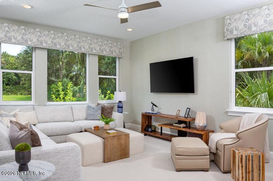 Furnished interior view inside a new home in , St. Augustine (Image 7).