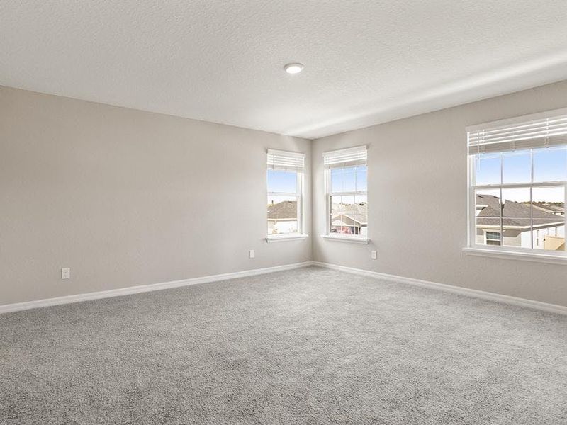 Relax in your spacious owner`s suite - Capri bungalow by Highland Homes