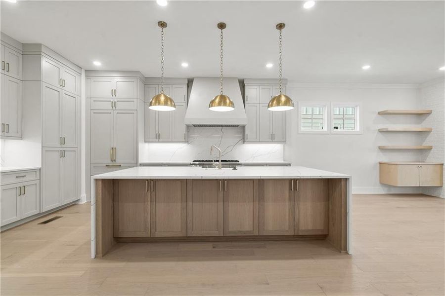 Furnished interior view inside a new home in Waterside Single Family, Norcross (Image 18).