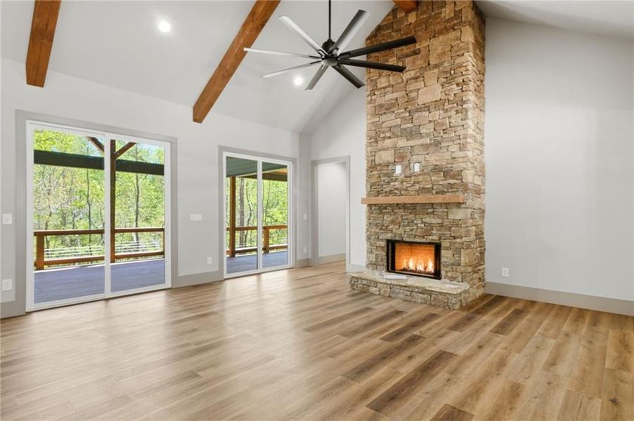 Spacious, unfurnished interior of a new home in , Talking Rock (Image 16). Spacious, unfurnished interior of a new home in , Talking Rock (Image 16).