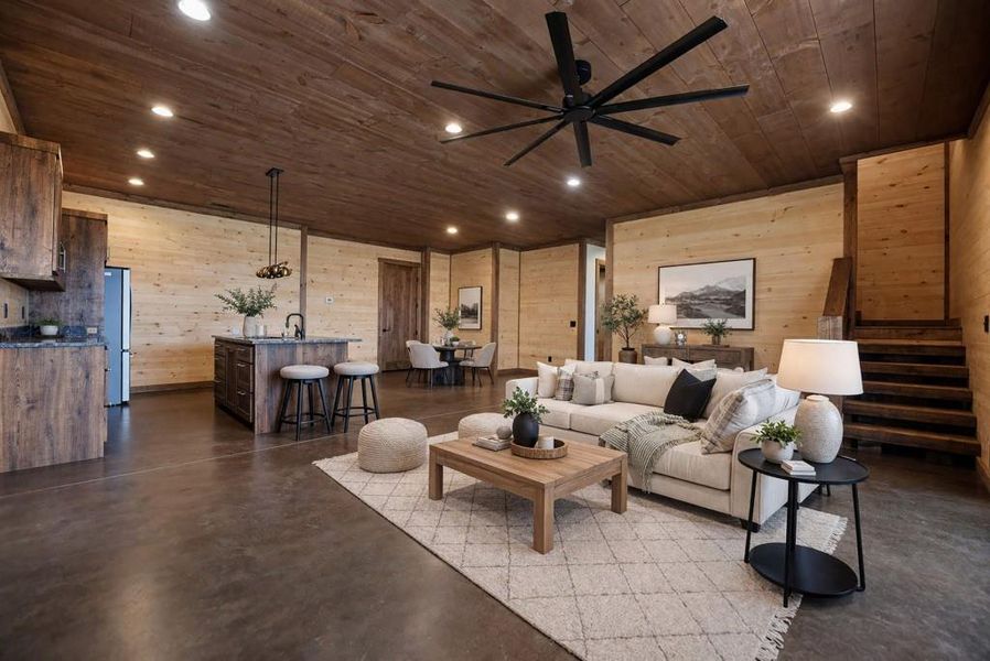 Furnished interior view inside a new home in , Blue Ridge (Image 29). Furnished interior view inside a new home in , Blue Ridge (Image 29).