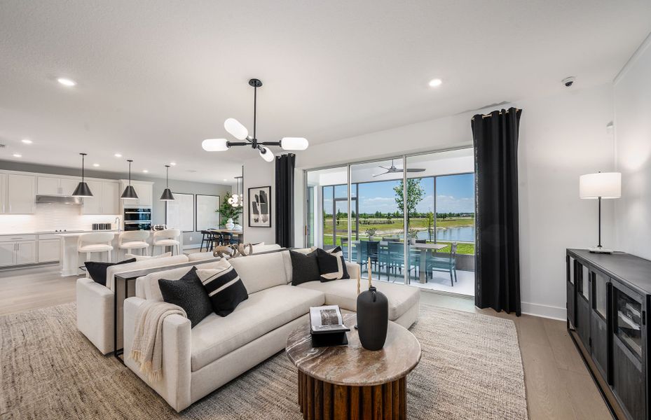 Representative furnished interior of a home built from the Yellowstone by Pulte Homes in Riverwood, Zephyrhills (Image 25).
