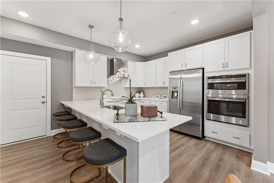 Furnished interior view inside a new home in , Atlanta (Image 10).