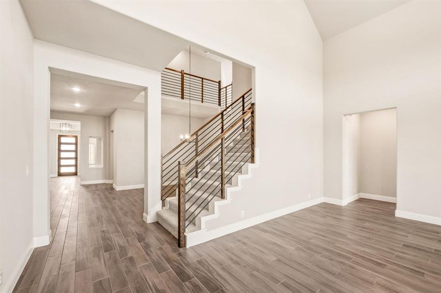 Spacious, unfurnished interior of a new home in Devonshire Classic 60-65, Forney (Image 20). Spacious, unfurnished interior of a new home in Devonshire Classic 60-65, Forney (Image 20).