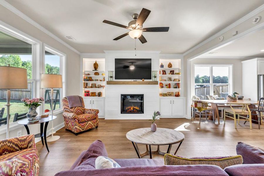 Furnished interior view inside a new home in , Winder (Image 14).
