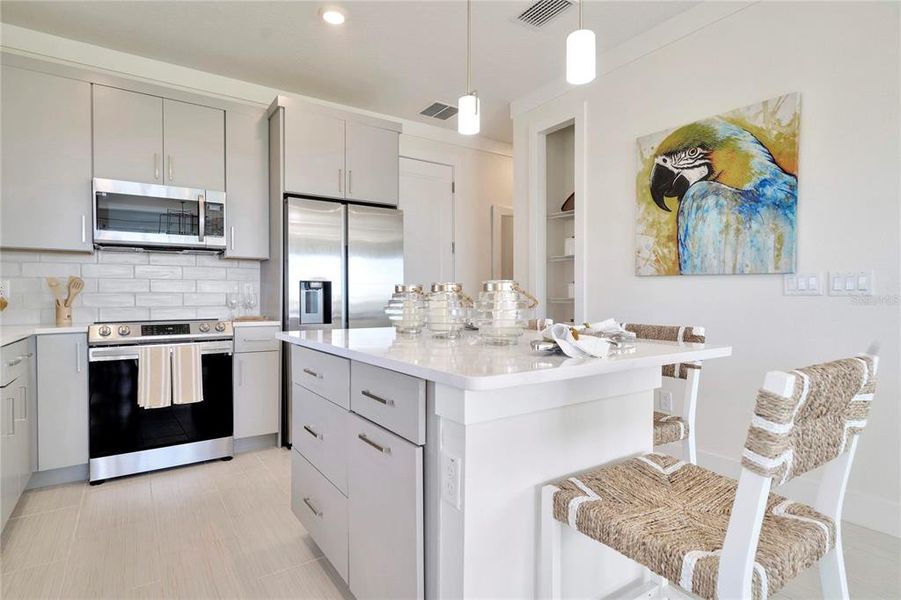 Furnished interior view inside a new home in , Wesley Chapel (Image 10).