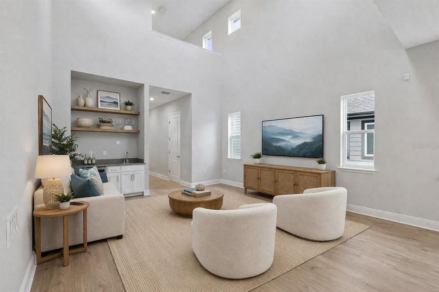 Furnished interior view inside a new home in Weslyn Park at Sunbridge, St. Cloud (Image 16).