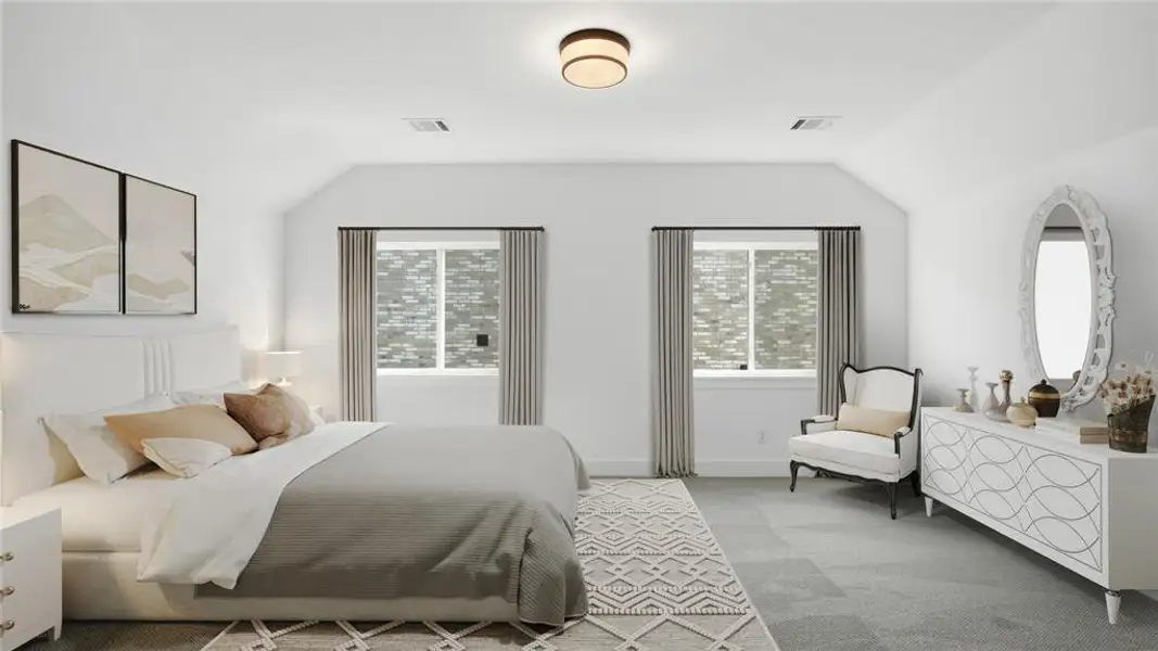 Furnished interior view inside a new home in , Fort Worth (Image 11).