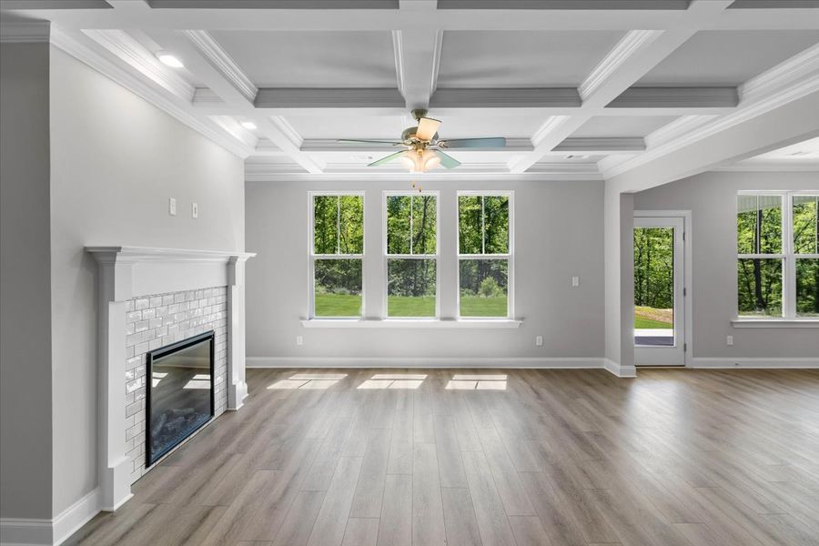 Living Room | 823 Elsie Drive, Open Concept Living by Ivey Homes