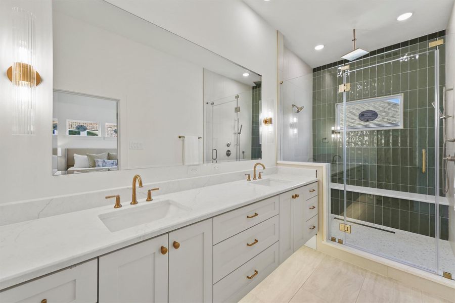 Furnished interior view inside a new home in , Houston (Image 23).