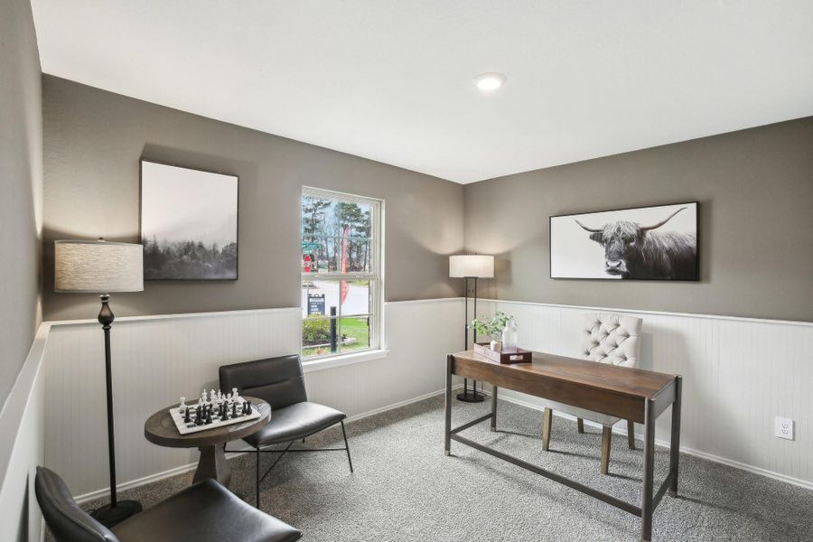 Furnished interior view inside a new home in Mill Creek, Magnolia (Image 9).