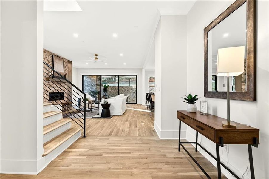 Furnished interior view inside a new home in , Atlanta (Image 11).
