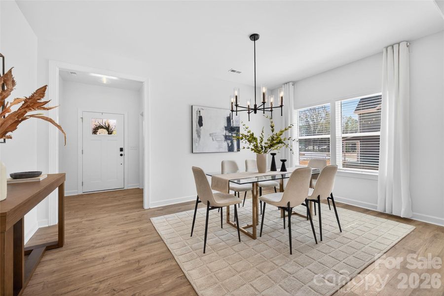 Furnished interior view inside a new home in , Troutman (Image 33).