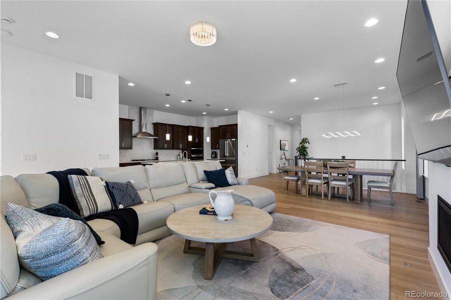 Furnished interior view inside a new home in , Castle Pines (Image 9). Furnished interior view inside a new home in , Castle Pines (Image 9).