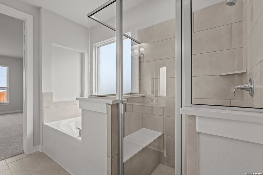 Furnished interior view inside a new home in Megan's Landing, Castroville (Image 15). Furnished interior view inside a new home in Megan's Landing, Castroville (Image 15).