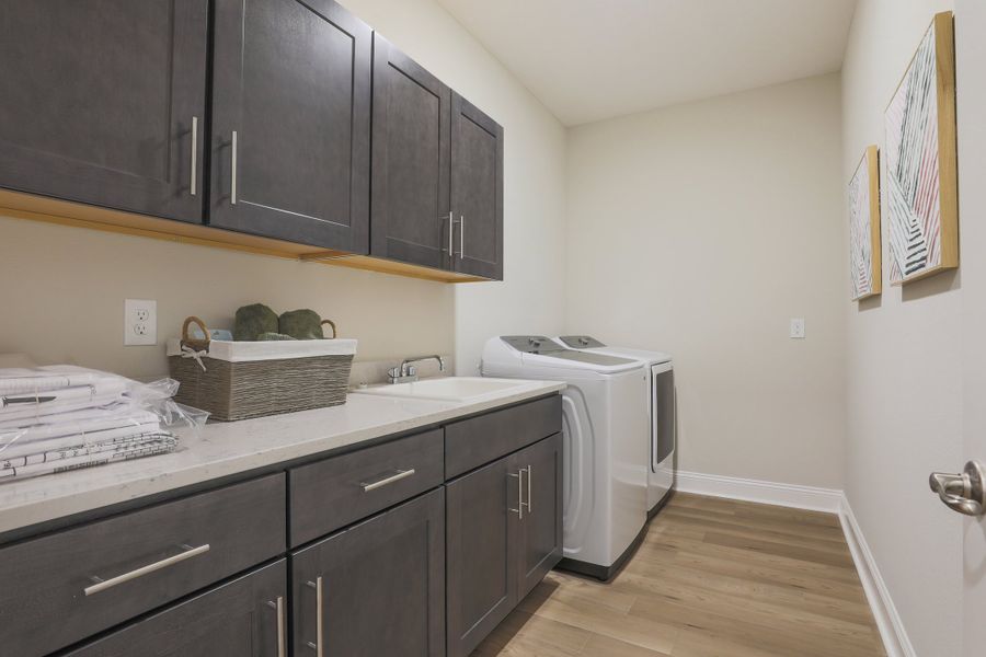 Representative furnished interior of a home built from the Livorno by Maronda Homes in Coastal Communities, Edgewater (Image 13).
