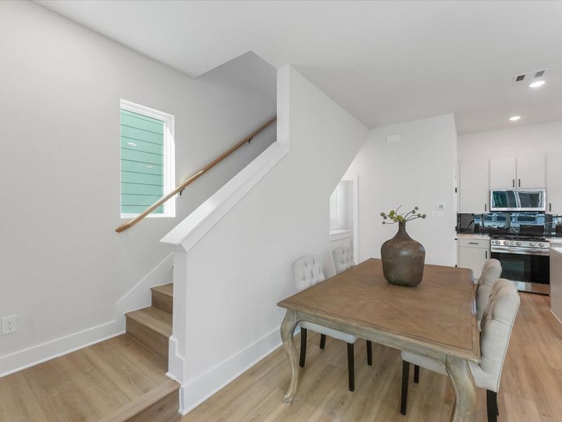 Furnished interior view inside a new home in , Houston (Image 18).