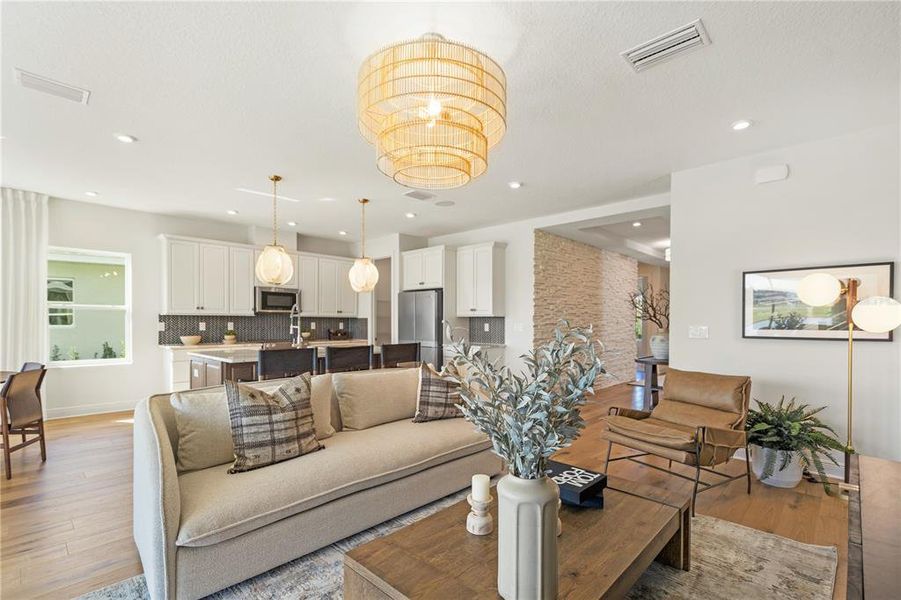 Furnished interior view inside a new home in North River Ranch -  Longmeadow, Parrish (Image 7).